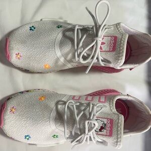 Adidas Hello kitty White and Pink Sneakers